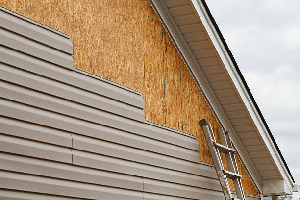 Professional Siding Repair technician working in Barhamsville, VA
